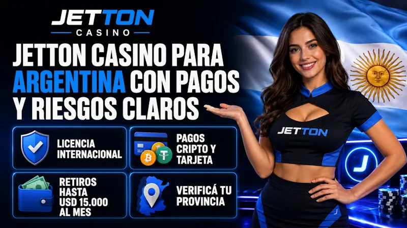 Jetton casino para Argentina con pagos y riesgos claros